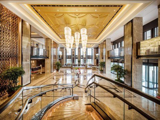 Grand New Century Hotel Haining Zhejiang Exteriör bild