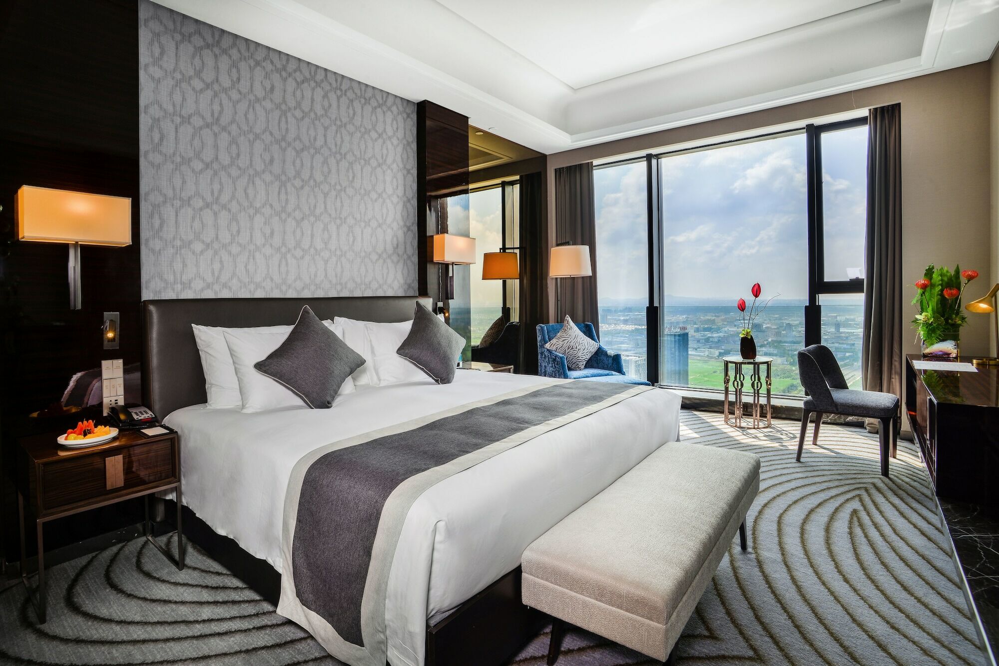 Grand New Century Hotel Haining Zhejiang Exteriör bild